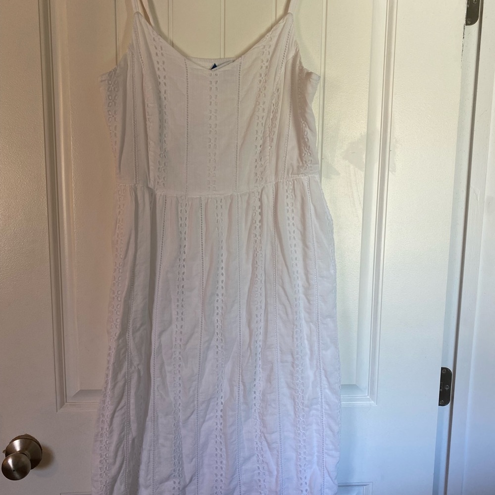 Old Navy White Eyelet Dress